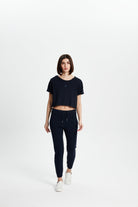 Crop T-Shirt - Koyu Lacivert