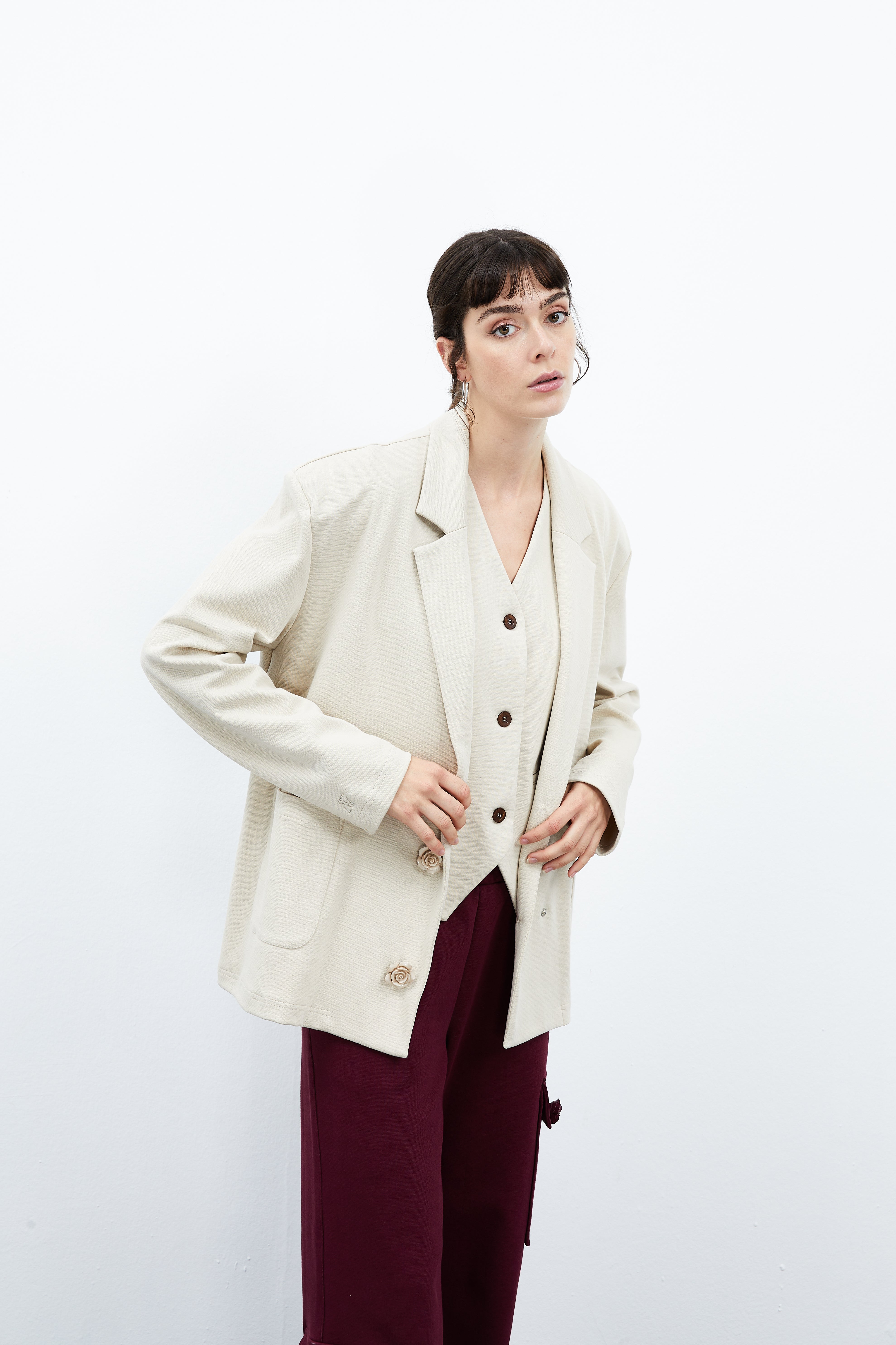 Daisy Blazer - Krem
