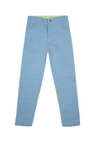 Denim Boyfriend Pantolon -Yeşil/Sarı