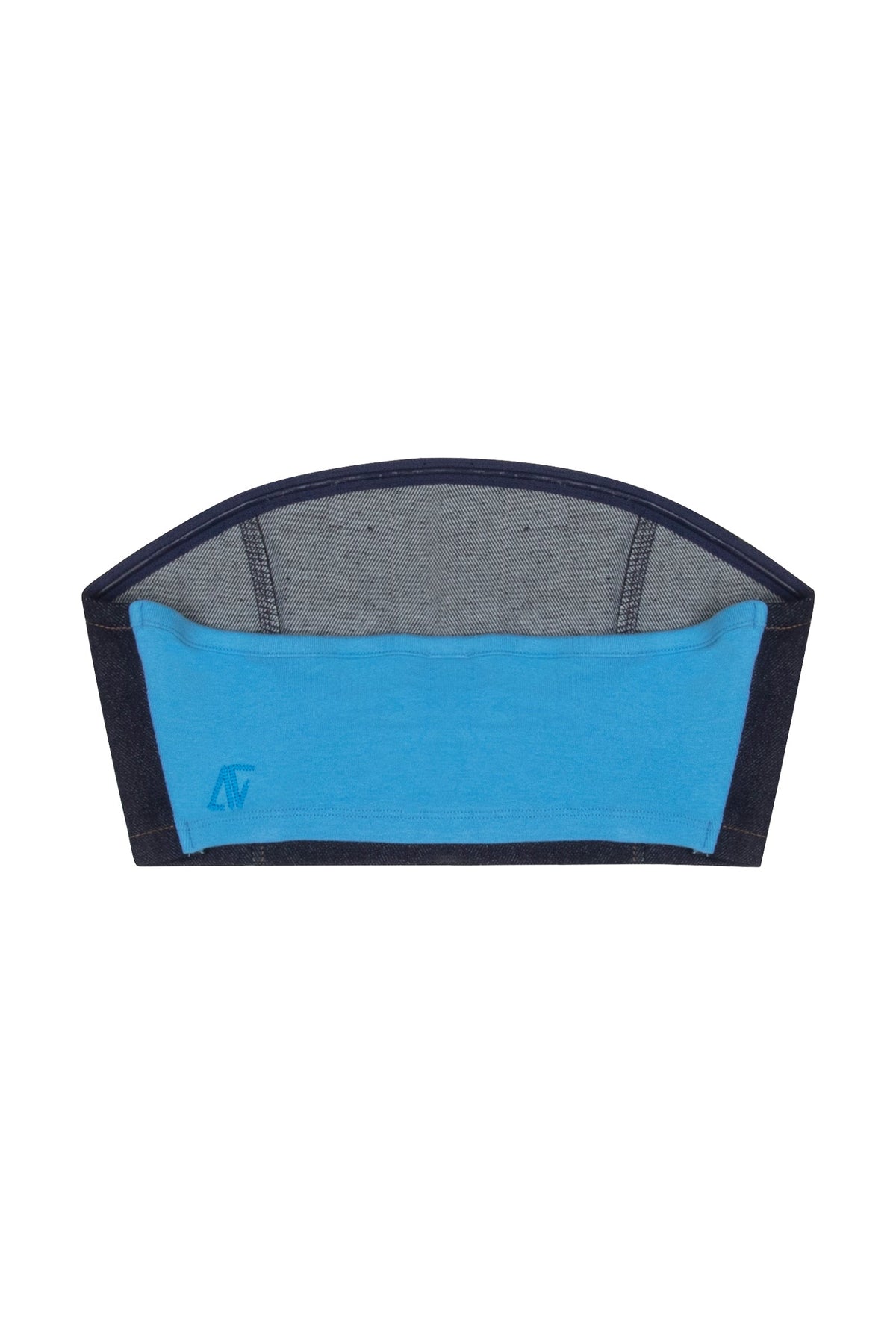 Denim Bralet - Lacivert/Mavi