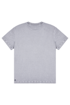 Eskitilmiş Fitilli T-Shirt - Gri