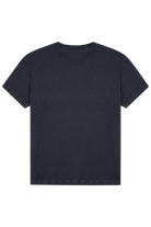 Eskitilmiş Fitilli T-Shirt - Siyah