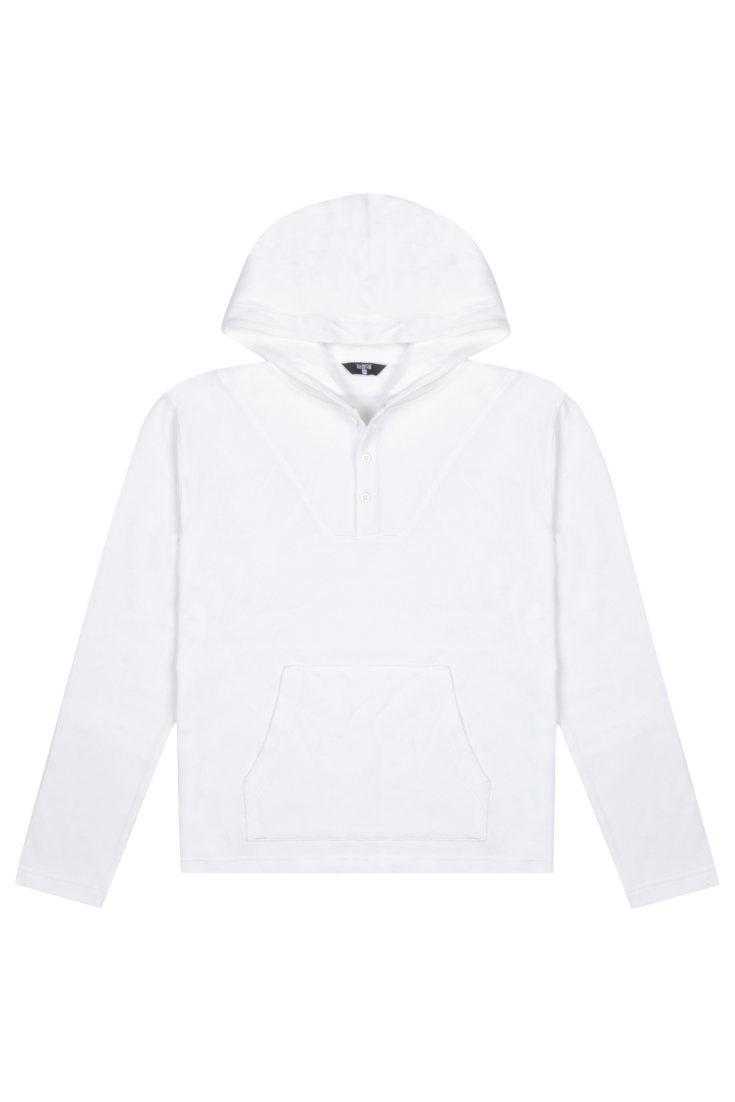 Kapüşonlu Sweatshirt - Beyaz