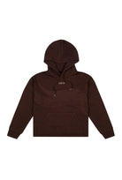 Kapüşonlu Sweatshirt - Kahverengi