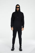 Kapüşonlu Sweatshirt - Siyah