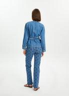 Kemerli Denim Ceket