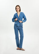 Kemerli Denim Ceket