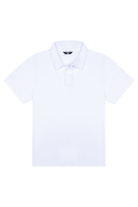 Kısa Kollu Polo Gömlek - Beyaz