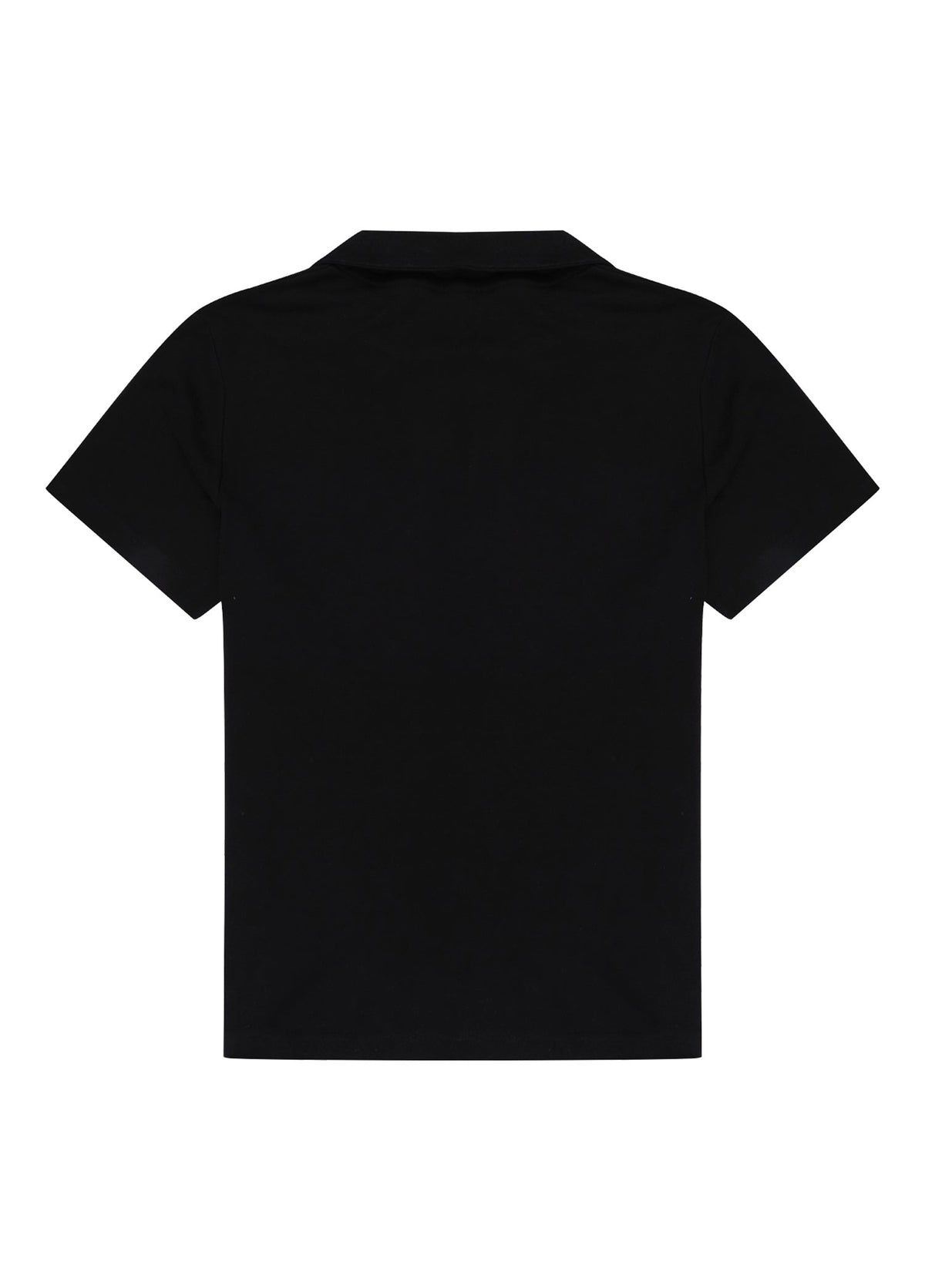 Siyah Short Sleeve Polo