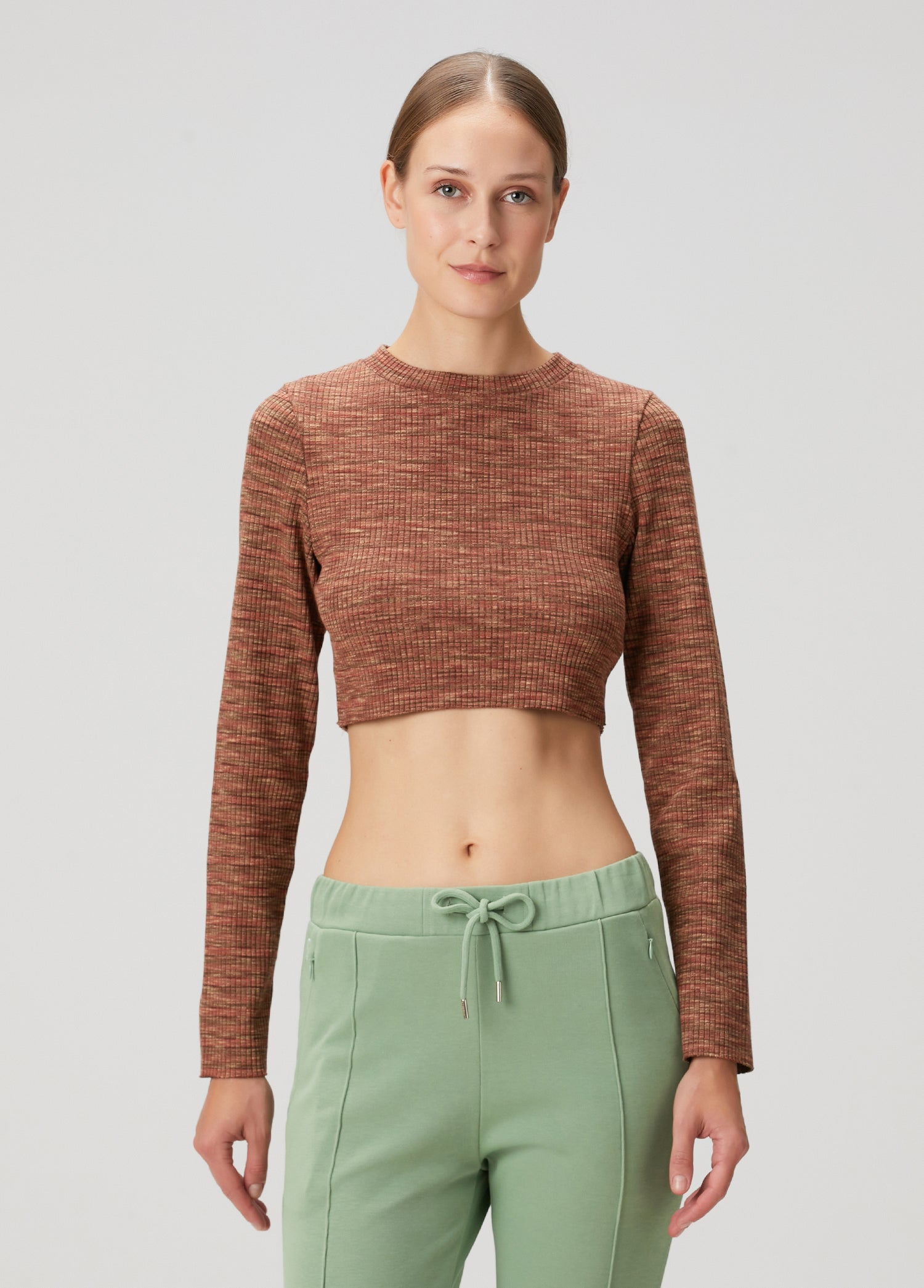 Knit Crop Top - Kiremit