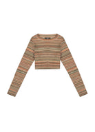 Knit Crop Top - Sarı