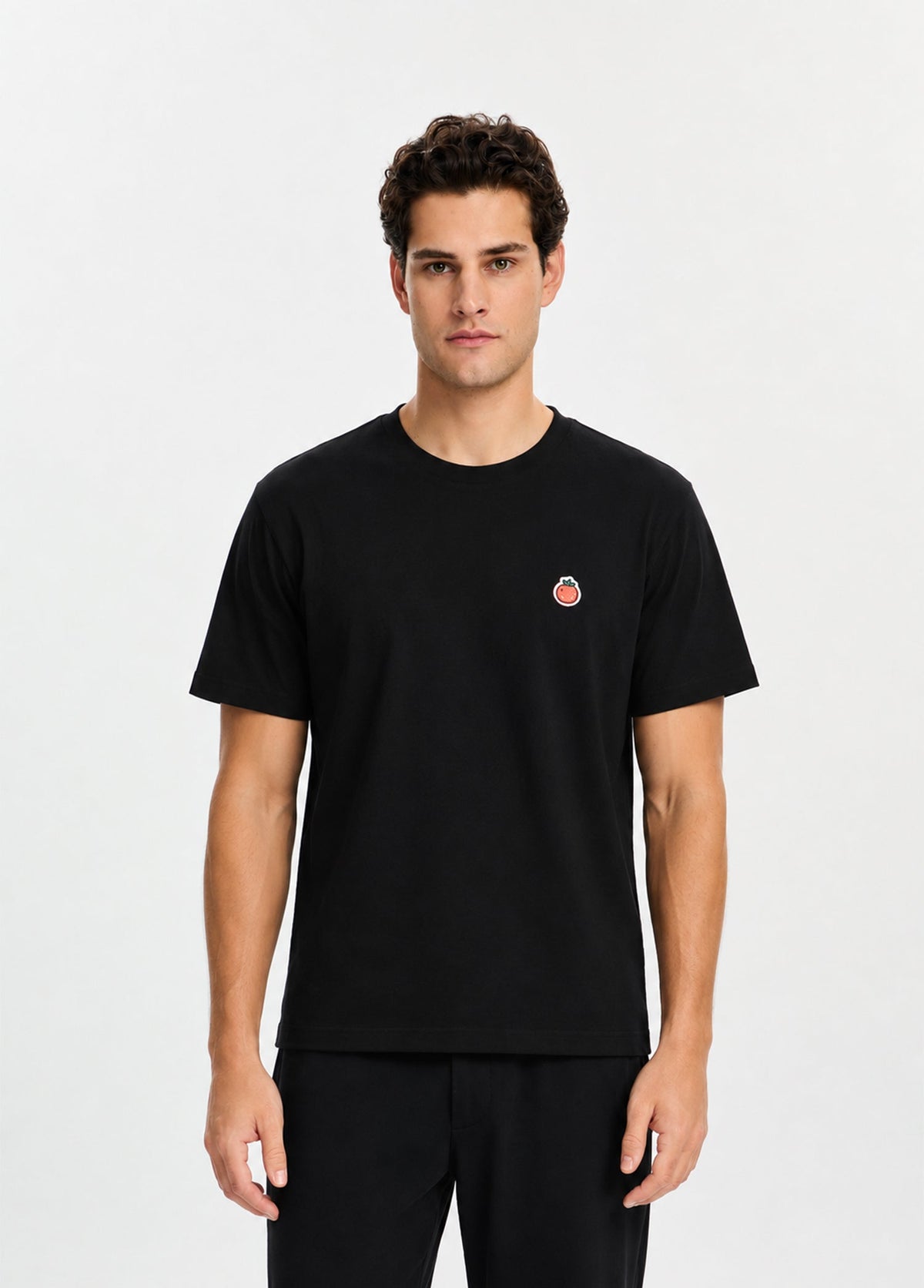 Siyah Pizza T-Shirt