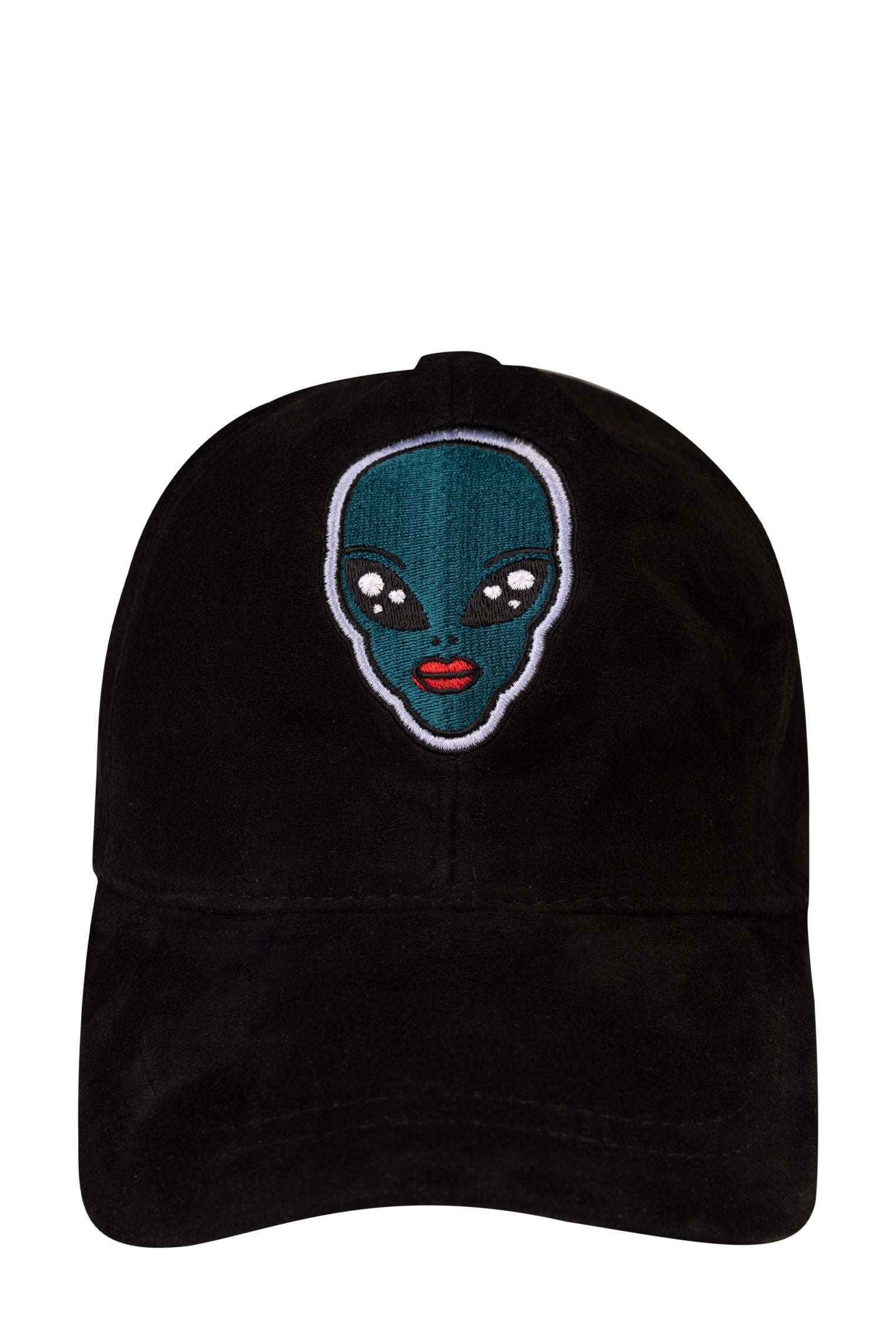 Retro Alien Süet Deri Şapka