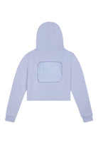 Sırtı Açık Kapüşonlu Sweatshirt - Lila