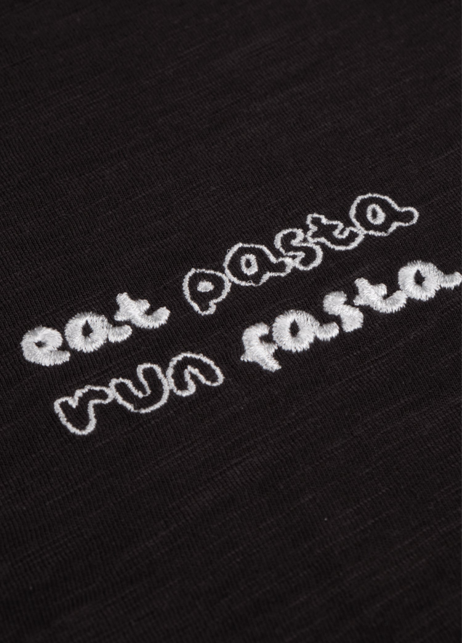 Siyah Eat Pasta T-Shirt