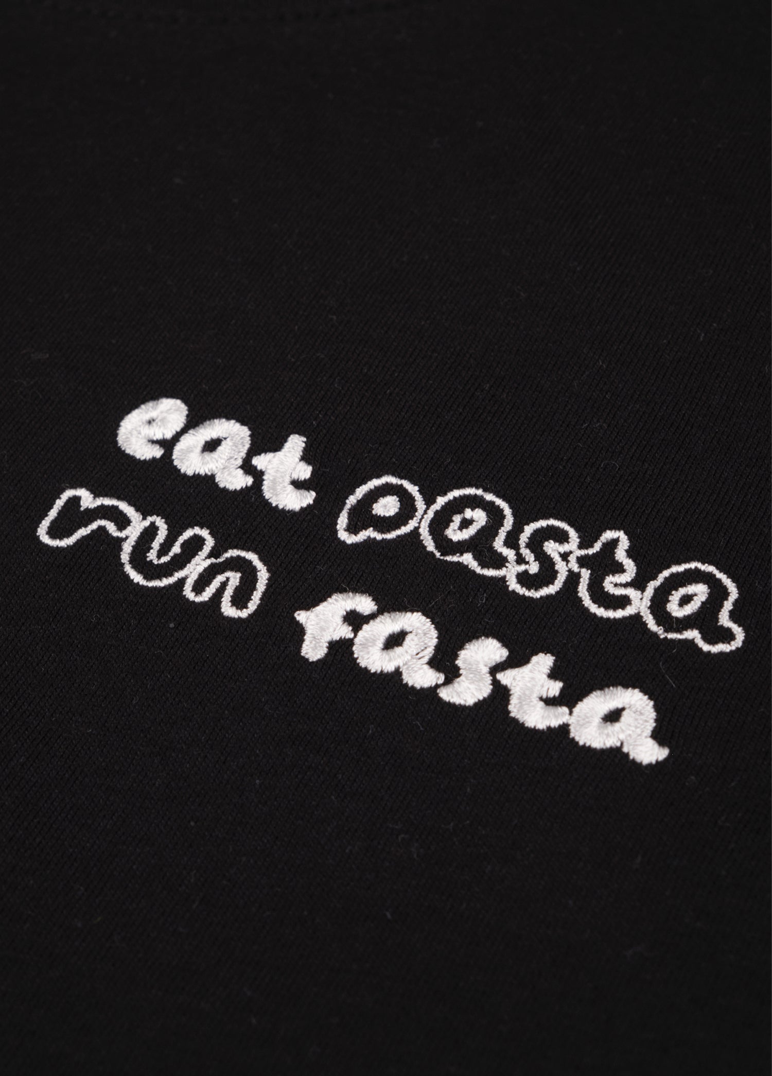 Siyah Eat Pasta T-Shirt