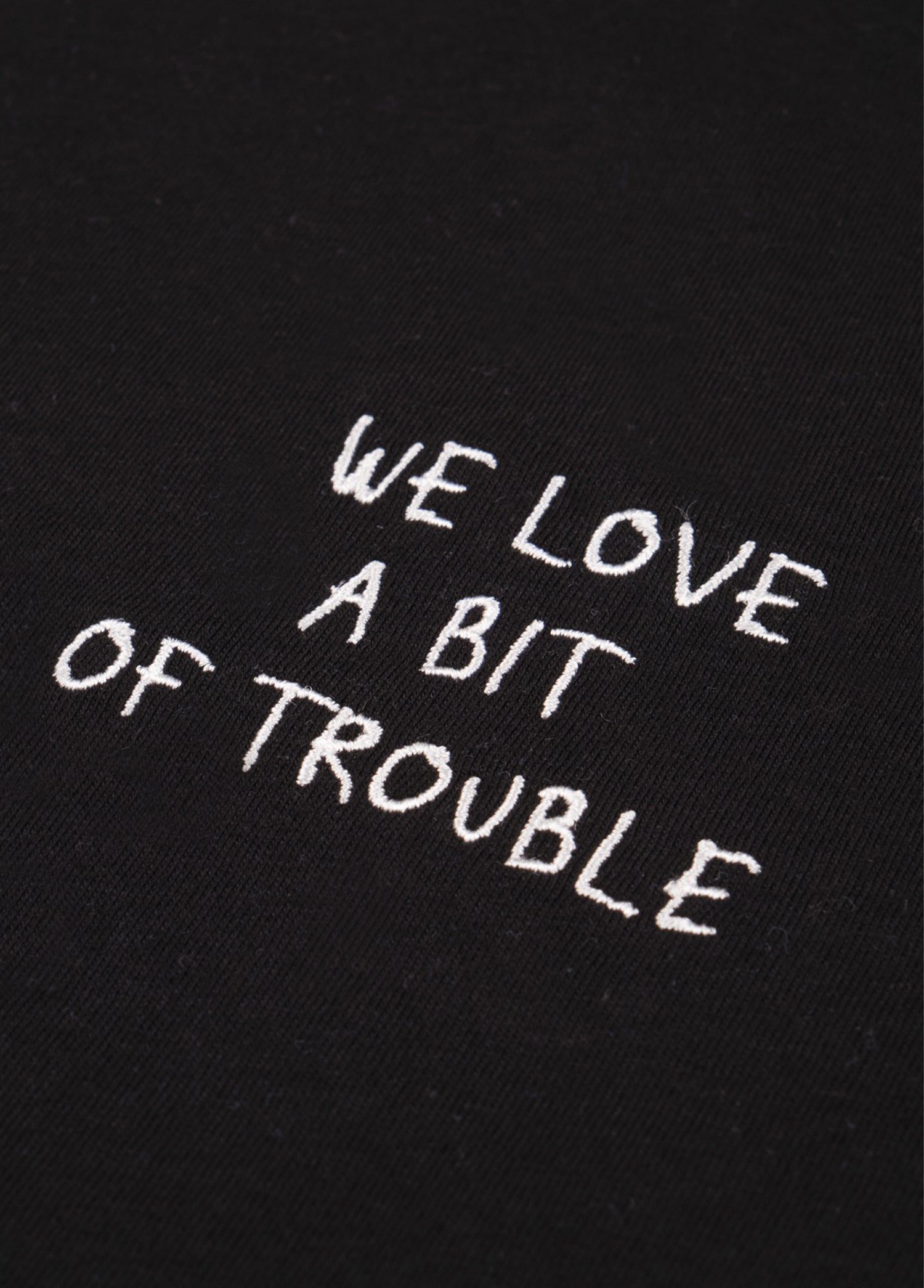 Siyah Trouble T-Shirt