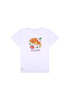 Unisex Çocuk Beyaz Pizza T-Shirt
