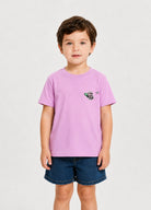 Unisex Çocuk Pembe Octopus T-Shirt