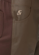 Vegan Deri Boyfriend Pantolon - Kahverengi