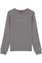 Waffle Sweatshirt - Gri