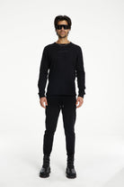 Waffle Sweatshirt - Siyah