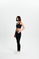 Waffle Tank Top - Siyah