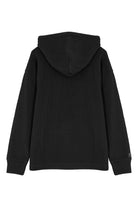 Waffle Zipper Sweatshirt - Siyah