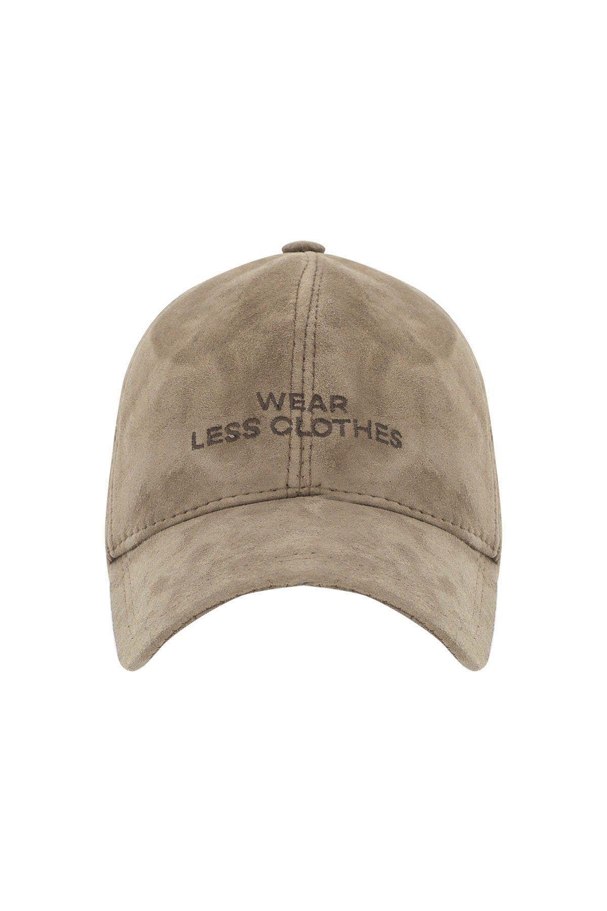 Wear Less Clothes Süet Deri Şapka