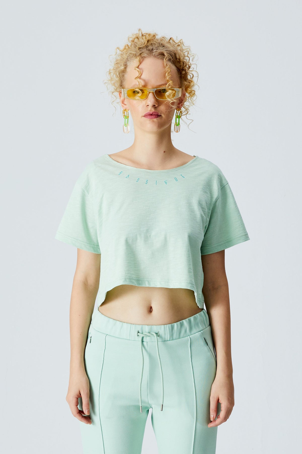 Crop T-Shirt - Yeşil
