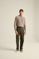 Batts-Daniele Baggy Chino Pantolon Koyu Yeşil-Pantolon-1-Milagron.com