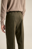 Batts-Daniele Baggy Chino Pantolon Koyu Yeşil-Pantolon-4-Milagron.com