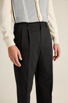 Batts-Daniele Baggy Chino Pantolon Lacivert-Pantolon-5-Milagron.com