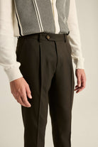 Batts-Enrico Pantolon Koyu Kahve-Pantolon-4-Milagron.com