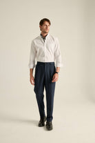 Batts-Marcus Yüksel Bel Pantolon Lacivert-Pantolon-1-Milagron.com