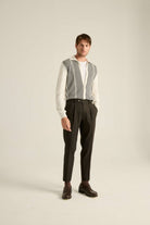 Batts-Silvio Düğmeli Triko Haki-Sweatshirts & Hoodies-2-Milagron.com