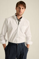 Batts-Tony Beyaz Gömlek Mavi Çizgili-Gömlek-4-Milagron.com