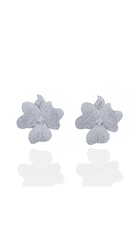 Bayemeyc-Begonia Çi̇çek Gümüş Küpe-Küpe-1-Milagron.com