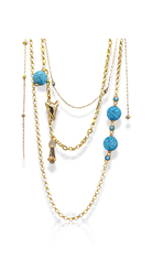 Bayemeyc-Blar Çoklu Zi̇nci̇r Kolye-Kolye-1-Milagron.com