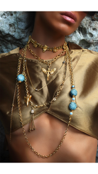 Bayemeyc-Blar Çoklu Zi̇nci̇r Kolye-Kolye-2-Milagron.com