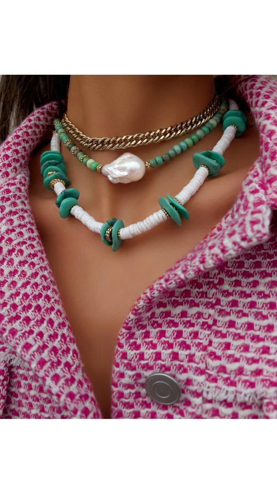 Bayemeyc-Casse Doğal Taş Kolye-Kolye-2-Milagron.com