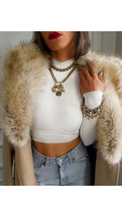 Bayemeyc-Cavaleiro Charm Altın Kaplama Kolye-Kolye-2-Milagron.com