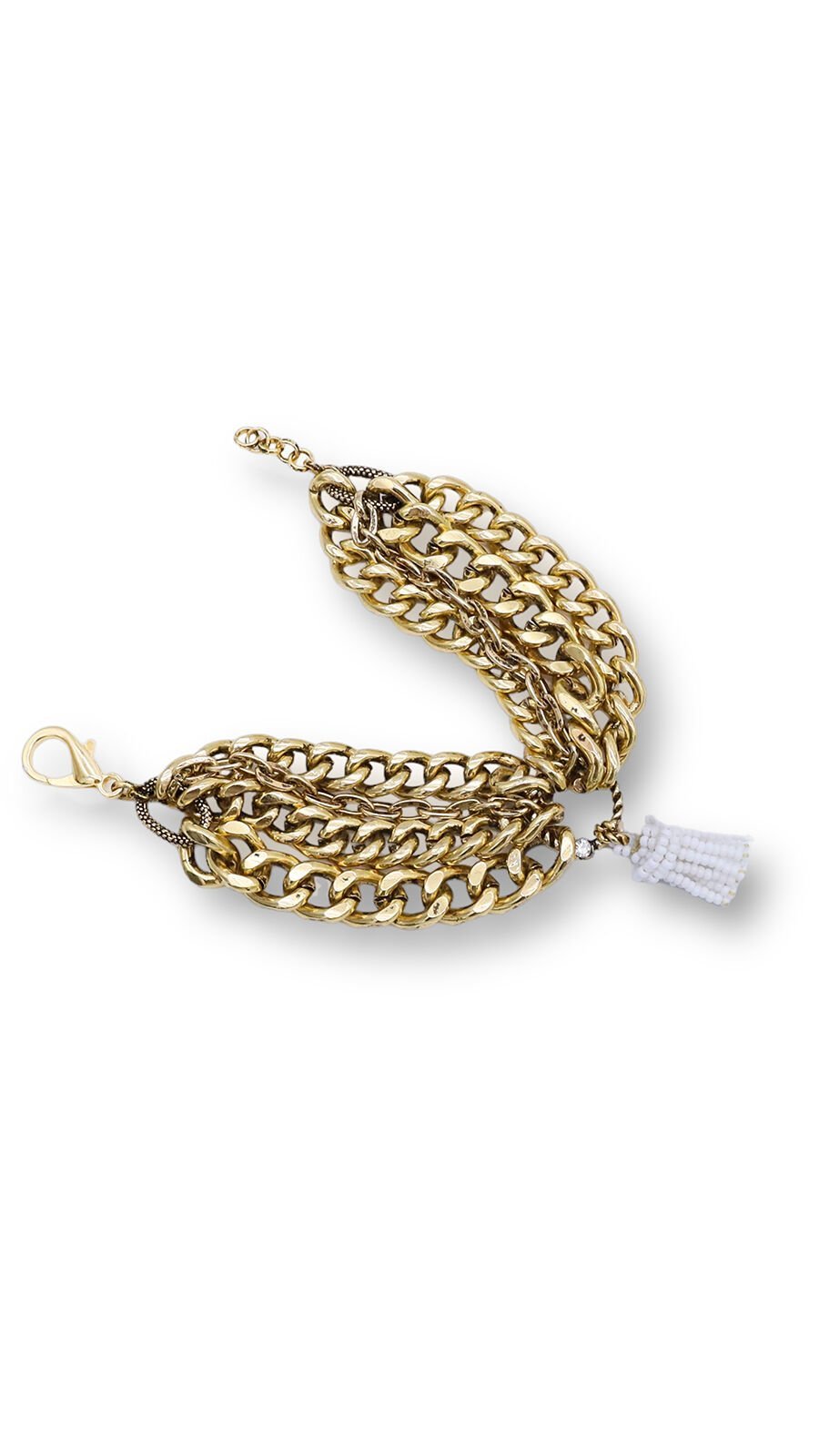 Bayemeyc-Chaine Altın Kaplama Bi̇lekli̇k-Bileklik-3-Milagron.com