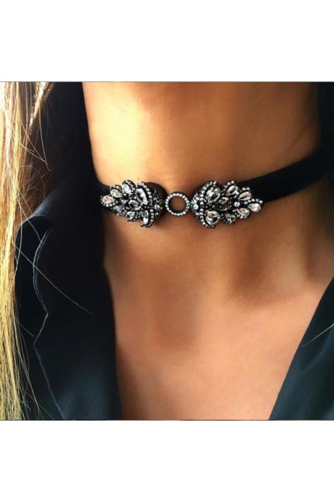 Bayemeyc-Chi Gümüş Ve Deri̇ Choker Kolye-Kolye-1-Milagron.com