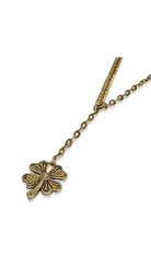 Bayemeyc-Clover Altın Kaplama Yonca Kolye-Kolye-2-Milagron.com