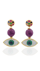 Bayemeyc-Colore Göz Moti̇fli̇ Küpe-Küpe-1-Milagron.com