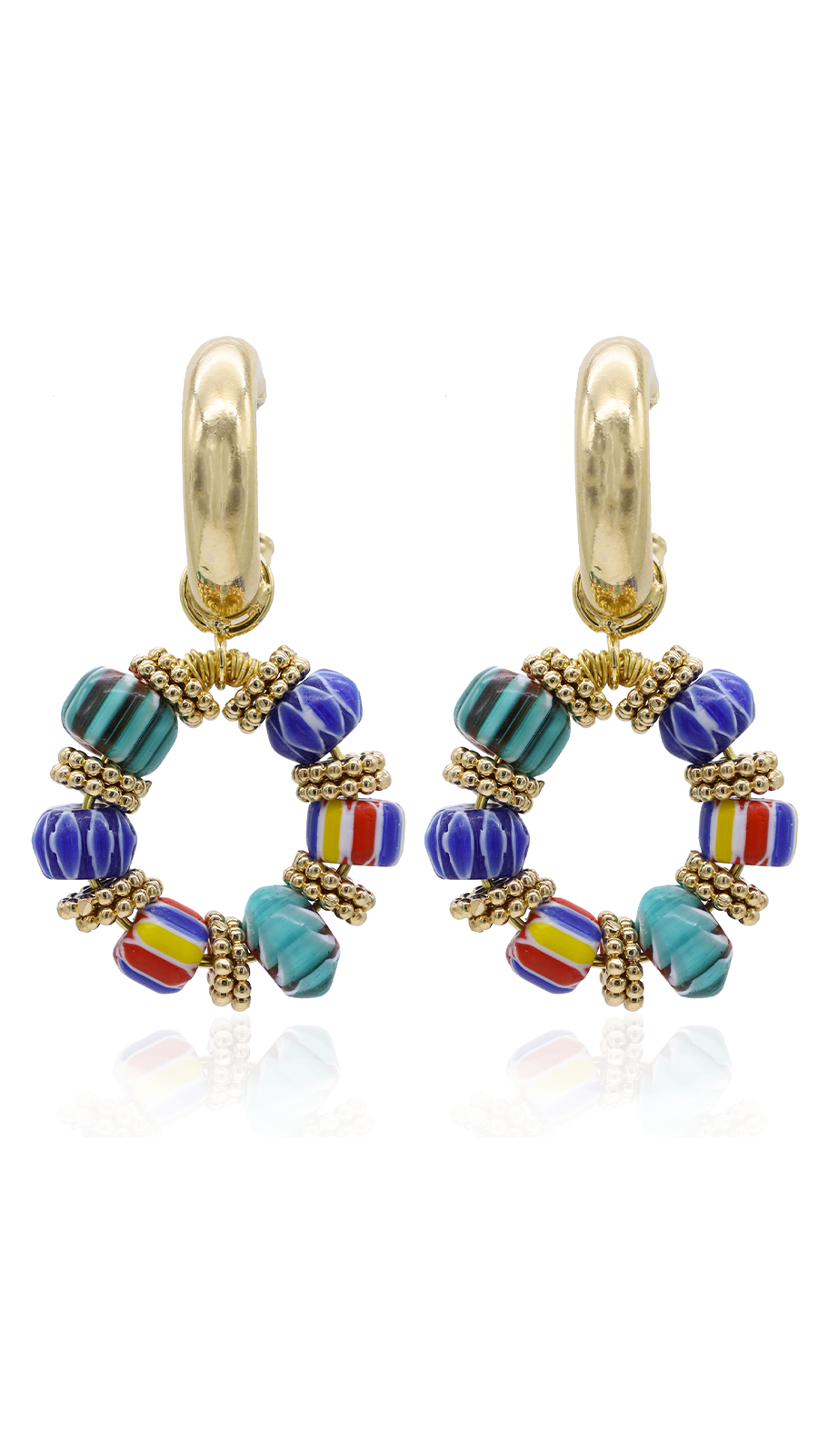 Bayemeyc-Cuba Doğal Taşlı Küpe-Küpe-1-Milagron.com