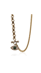 Bayemeyc-Eloi Altın Kaplama Göz Kolye-Kolye-1-Milagron.com