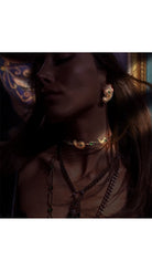Emperor Altin Kaplama Choker Kolye