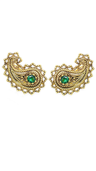 Emperor Altin Kaplama Cuff Küpe